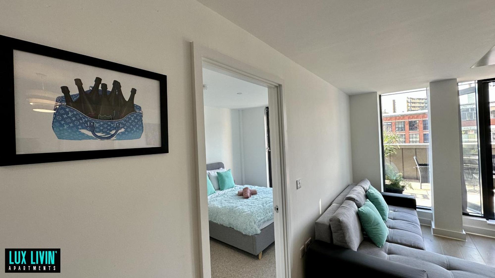 Lux Livin' Apartments - Luxury 2 Bed Apartment With Sky Garden Manchester Zimmer foto