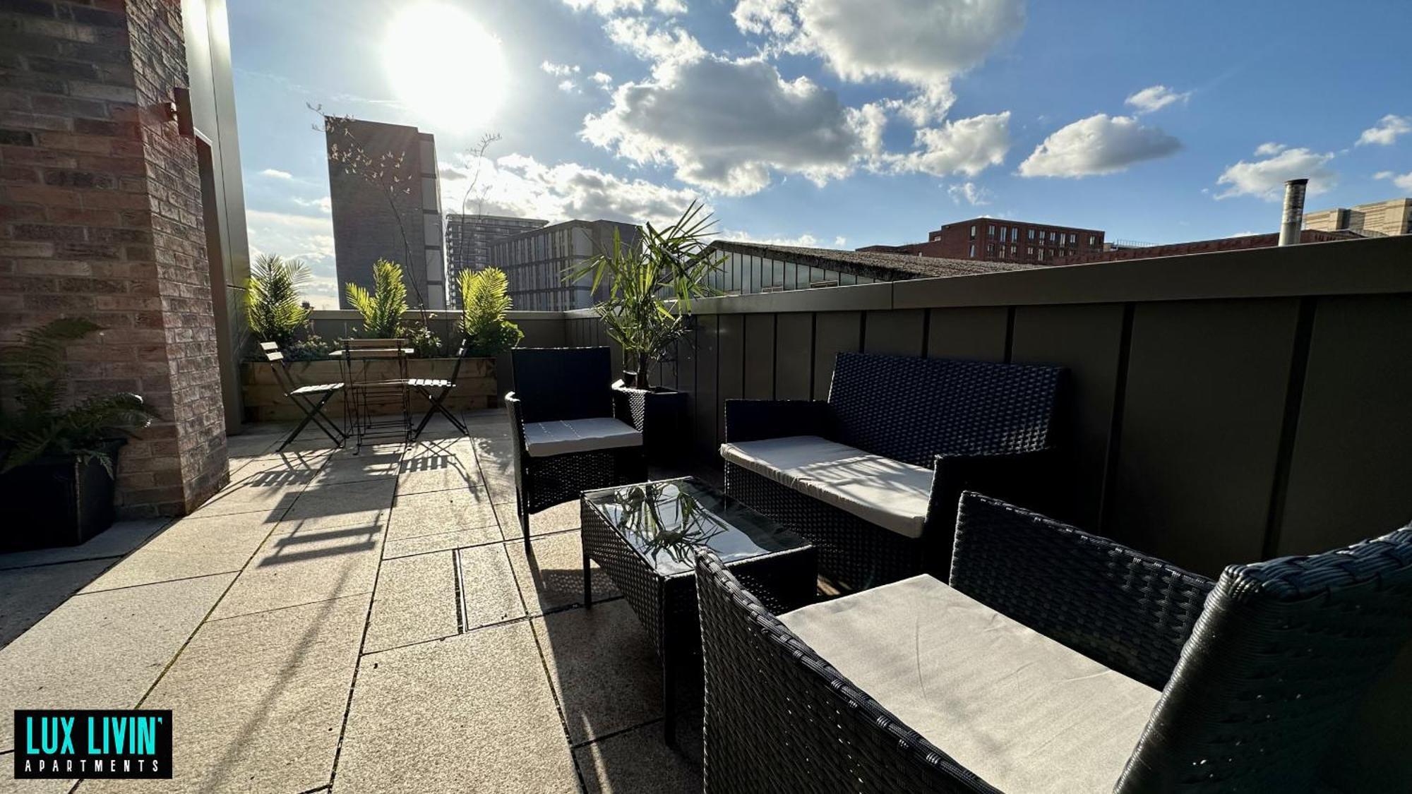 Lux Livin' Apartments - Luxury 2 Bed Apartment With Sky Garden Manchester Zimmer foto